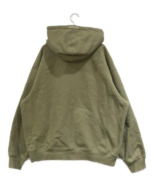 SUPREME（シュプリーム）Supreme (シュプリーム) S Logo Zip Up Hooded Sweatshirt グリーン サイズ:SIZE Lの古着・服飾アイテム