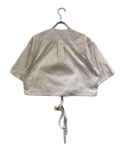 FENDI（フェンディ）FENDI (フェンディ) ロゴ刺繍シャツセットアップ アイボリー サイズ:SIZE 36の古着・服飾アイテム