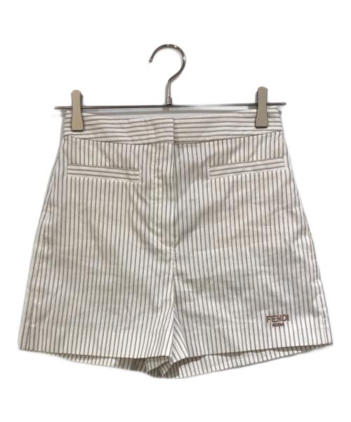 FENDI（フェンディ）FENDI (フェンディ) ロゴ刺繍シャツセットアップ アイボリー サイズ:SIZE 36の古着・服飾アイテム