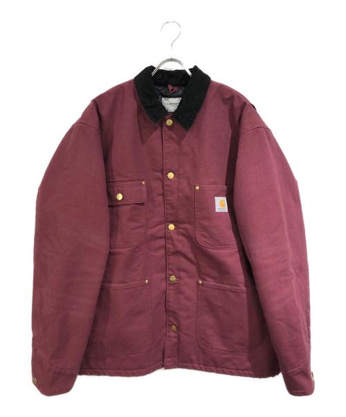 Carhartt WIP（カーハート ワーク イン プログレス）CARHARTT WIP (カーハート ワークインプログレス) OG CHORE COAT レッド サイズ:Lの古着・服飾アイテム