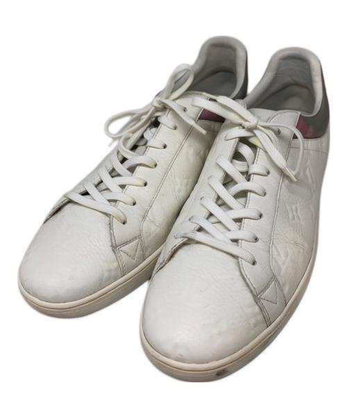LOUIS VUITTON（ルイ ヴィトン）LOUIS VUITTON (ルイ ヴィトン) ルクセンブルクラインモノグラムスニーカー ホワイト サイズ:SIZE 9 1/2の古着・服飾アイテム