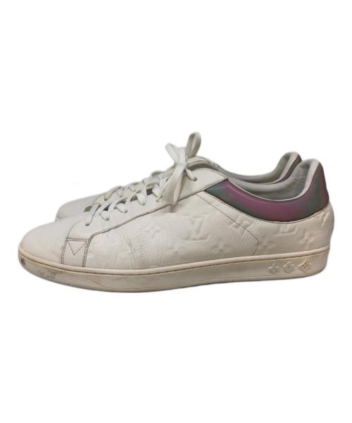 LOUIS VUITTON（ルイ ヴィトン）LOUIS VUITTON (ルイ ヴィトン) ルクセンブルクラインモノグラムスニーカー ホワイト サイズ:SIZE 9 1/2の古着・服飾アイテム