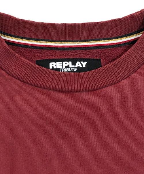 REPLAY（リプレイ）REPLAY (リプレイ) UNIVERSITIES HARVARD スタジアムトレーナー レッド サイズ:SIZE Sの古着・服飾アイテム