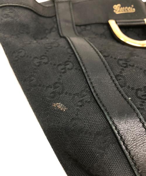 GUCCI（グッチ）GUCCI (グッチ) GGキャンバス/トートバッグ ブラックの古着・服飾アイテム