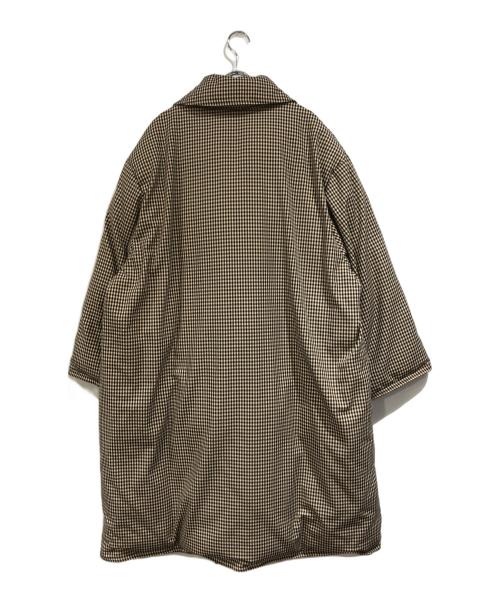tageechita（タジチタ）tageechita (タジチタ) クラシカルチェックダウンコート ベージュ サイズ:SIZE Sの古着・服飾アイテム