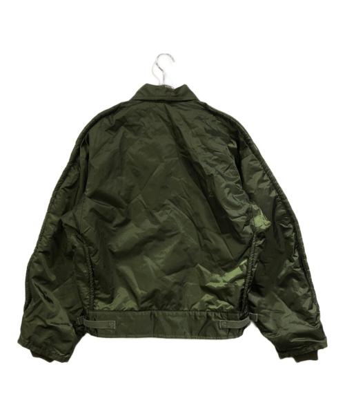U'S NAVY（ユーエスネイビー）U'S NAVY (アメリカ海軍) A-1デッキジャケット グリーン サイズ:SIZE M(38-40)の古着・服飾アイテム