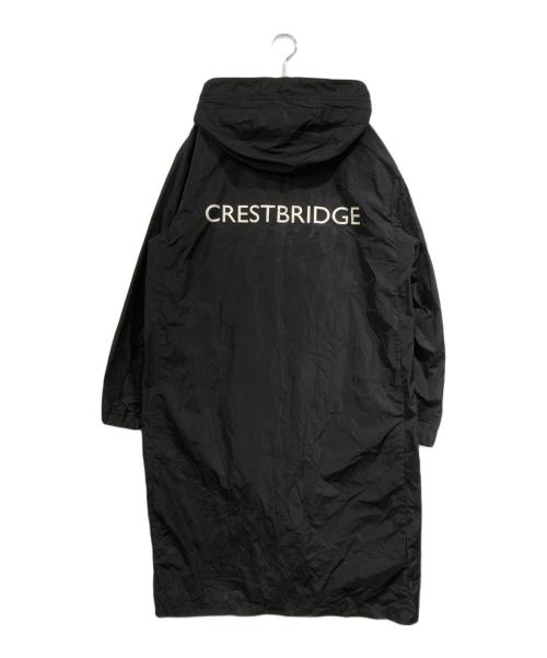 BLACK LABEL CRESTBRIDGE（ブラックレーベル クレストブリッジ）BLACK LABEL CRESTBRIDGE (ブラックレーベル クレストブリッジ) ナイロンコート ブラック サイズ:SIZE Mの古着・服飾アイテム