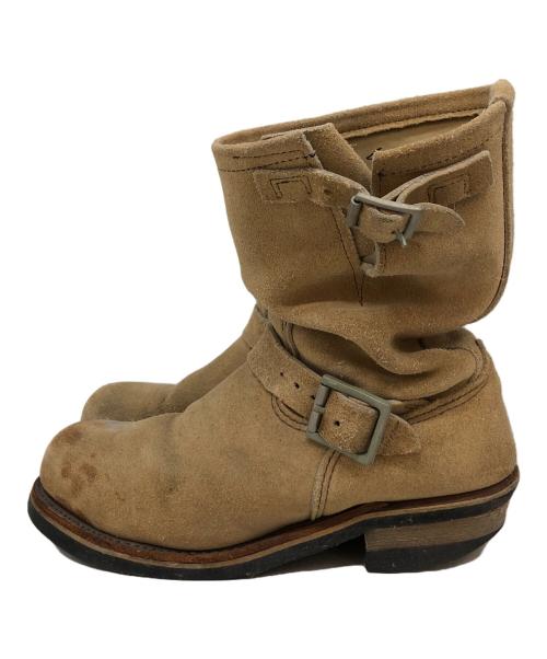 RED WING（レッドウィング）RED WING (レッドウィング) エンジニアブーツ ベージュ サイズ:SIZE 7 1/2の古着・服飾アイテム