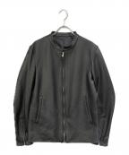 SHIPS JET BLUEシップスジェットブルー）の古着「レザージャケット」｜ブラック