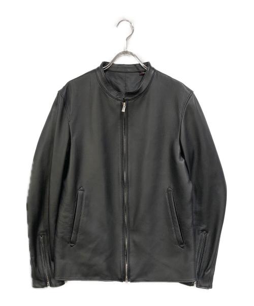 SHIPS JET BLUE（シップスジェットブルー）SHIPS JET BLUE (シップスジェットブルー) レザージャケット ブラック サイズ:SIZE Mの古着・服飾アイテム