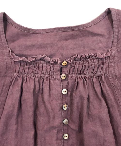 nest Robe（ネストローブ）nest Robe (ネストローブ) ファナージュ切替えギャザーワンピース ピンク サイズ:SIZE Freeの古着・服飾アイテム