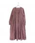 nest Robe（ネストローブ）の古着「ファナージュ切替えギャザーワンピース」｜ピンク