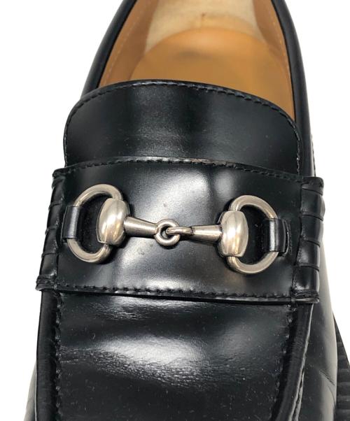 GUCCI（グッチ）GUCCI (グッチ) ホースビットローファー ブラック サイズ:SIZE 6 1/2の古着・服飾アイテム
