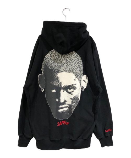 SAPEur（サプール）SAPEur (サプール) プリントパーカー ブラック サイズ:SIZE XLの古着・服飾アイテム