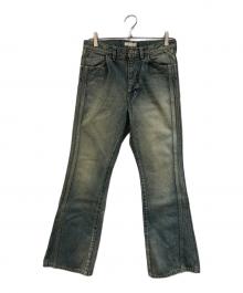 ROTOL（ロトル）の古着「TRIPLE SEAMS 6P DENIM FLARE DAMAGE」｜インディゴ