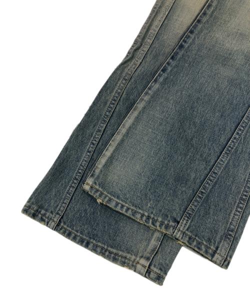ROTOL（ロトル）ROTOL (ロトル) TRIPLE SEAMS 6P DENIM FLARE DAMAGE インディゴ サイズ:SIZE 1の古着・服飾アイテム