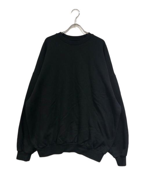 MINEDENIM（マインデニム）MINEDENIM (マインデニム) クルーネックスウェット ブラック サイズ:SIZE Lの古着・服飾アイテム