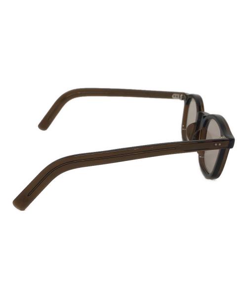 quepord（ギュパール）quepord (ギュパール) ボストンウェリントンサングラス ブラウンの古着・服飾アイテム