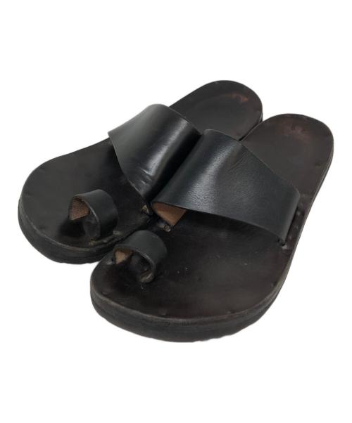 JUTTA NEUMANN（ユッタニューマン）JUTTA NEUMANN (ユッタニューマン) ALICE レザーサンダル ブラウン サイズ:SIZE D7の古着・服飾アイテム