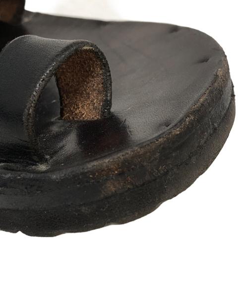 JUTTA NEUMANN（ユッタニューマン）JUTTA NEUMANN (ユッタニューマン) ALICE レザーサンダル ブラウン サイズ:SIZE D7の古着・服飾アイテム