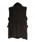 venit (ヴェニット) wool polyester boa gilet ブラウン サイズ:SIZE 38：15000円