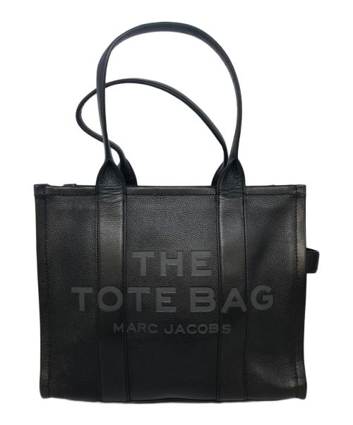 MARC JACOBS（マークジェイコブス）MARC JACOBS (マークジェイコブズ) THE LEATHER LARGE TOTE BAG ブラックの古着・服飾アイテム