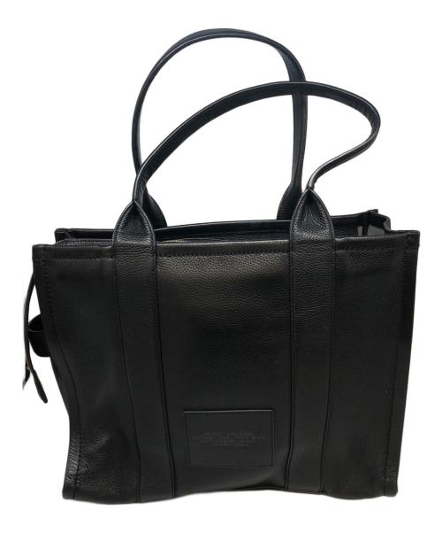 MARC JACOBS（マークジェイコブス）MARC JACOBS (マークジェイコブズ) THE LEATHER LARGE TOTE BAG ブラックの古着・服飾アイテム