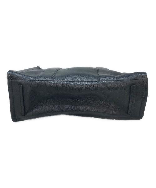MARC JACOBS（マークジェイコブス）MARC JACOBS (マークジェイコブズ) THE LEATHER LARGE TOTE BAG ブラックの古着・服飾アイテム