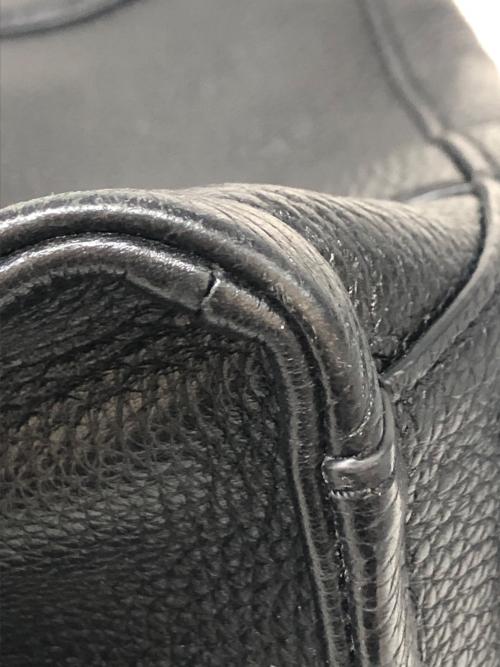 MARC JACOBS（マークジェイコブス）MARC JACOBS (マークジェイコブズ) THE LEATHER LARGE TOTE BAG ブラックの古着・服飾アイテム