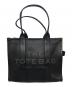 MARC JACOBS（マークジェイコブズ）の古着「THE LEATHER LARGE TOTE BAG」｜ブラック