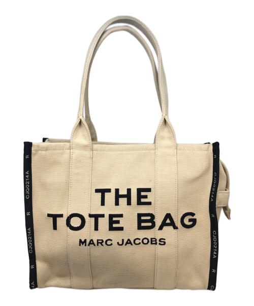 MARC JACOBS（マークジェイコブス）MARC JACOBS (マークジェイコブズ) THE JACQUARD LARGE TOTE BAG ベージュの古着・服飾アイテム