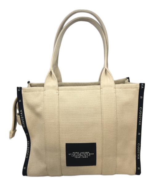 MARC JACOBS（マークジェイコブス）MARC JACOBS (マークジェイコブズ) THE JACQUARD LARGE TOTE BAG ベージュの古着・服飾アイテム