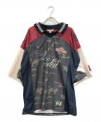Jaded Londonジェイデッドロンドン）の古着「TOUCHDOWN COLLAR FOOTBALL SHIRT」｜ホワイト