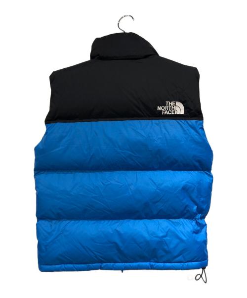 THE NORTH FACE（ザ ノース フェイス）THE NORTH FACE (ザ ノース フェイス) ヌプシベスト ブラック×ブルー サイズ:SIZE Sの古着・服飾アイテム