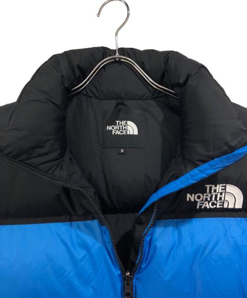 THE NORTH FACE（ザ ノース フェイス）THE NORTH FACE (ザ ノース フェイス) ヌプシベスト ブラック×ブルー サイズ:SIZE Sの古着・服飾アイテム