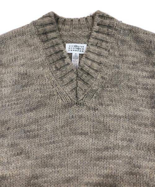 Maison Margiela（メゾンマルジェラ）Maison Margiela (メゾンマルジェラ) ニットベスト ブラウン サイズ:SIZE Sの古着・服飾アイテム