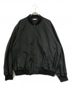 BLAMINKブラミンク）の古着「シルクブレンドブルゾン」｜ブラック