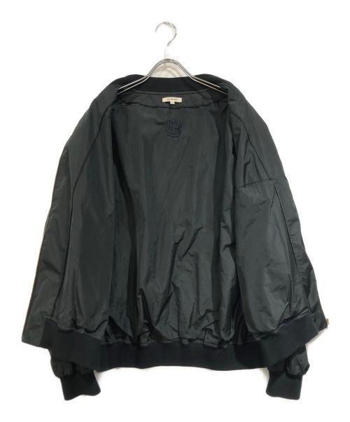 BLAMINK（ブラミンク）BLAMINK (ブラミンク) シルクブレンドブルゾン ブラック サイズ:2の古着・服飾アイテム