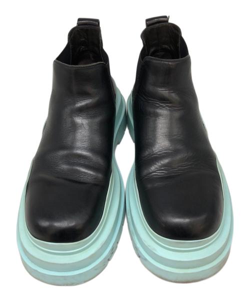 BOTTEGA VENETA（ボッテガベネタ）BOTTEGA VENETA (ボッテガベネタ) タイヤブーツ ブラック サイズ:SIZE 42の古着・服飾アイテム