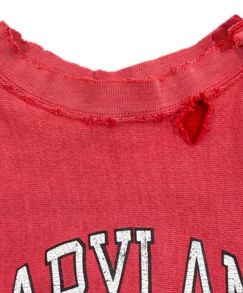 Champion REVERSE WEAVE（チャンピオン リバース ウィーブ）Champion REVERSE WEAVE (チャンピオン リバース ウィーブ) 80’Ｓクルーネックスウェット レッド サイズ:SIZE Lの古着・服飾アイテム