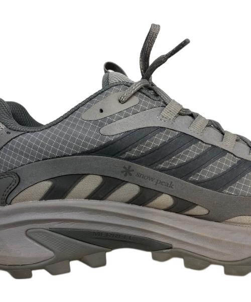 Snow peak（スノーピーク）snow peak (スノーピーク) MERRELL (メレル) Moab Speed 2 グレー サイズ:28㎝の古着・服飾アイテム