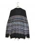 LAD MUSICIAN (ラッドミュージシャン) FAIR ISLE KNIT CARDIGAN ブラック サイズ:SIZE 44：9000円