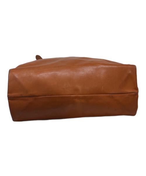 SLOW（スロウ）SLOW (スロウ) レザートートバッグ キャメルの古着・服飾アイテム