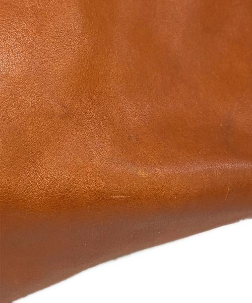 SLOW（スロウ）SLOW (スロウ) レザートートバッグ キャメルの古着・服飾アイテム