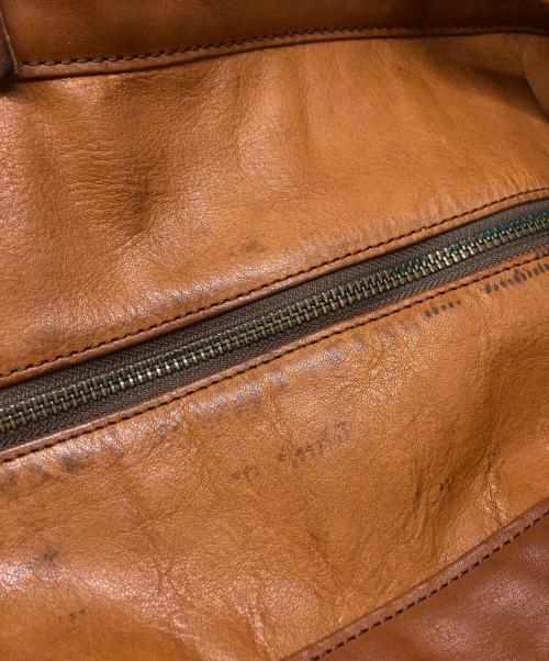 SLOW（スロウ）SLOW (スロウ) レザートートバッグ キャメルの古着・服飾アイテム