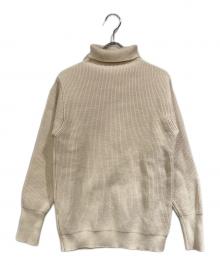 JIL SANDER+（ジルサンダープラス）の古着「ハイネックニット」｜ベージュ