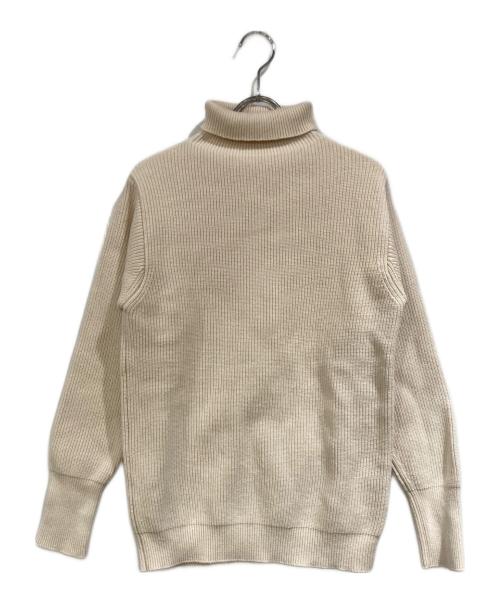 JIL SANDER+（ジルサンダープラス）JIL SANDER+ (ジルサンダープラス) ハイネックニット ベージュ サイズ:SIZE32の古着・服飾アイテム