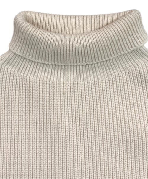 JIL SANDER+（ジルサンダープラス）JIL SANDER+ (ジルサンダープラス) ハイネックニット ベージュ サイズ:SIZE32の古着・服飾アイテム