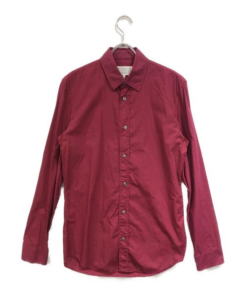 Maison Margiela（メゾンマルジェラ）Maison Margiela (メゾンマルジェラ) 長袖シャツ レッド サイズ:46の古着・服飾アイテム