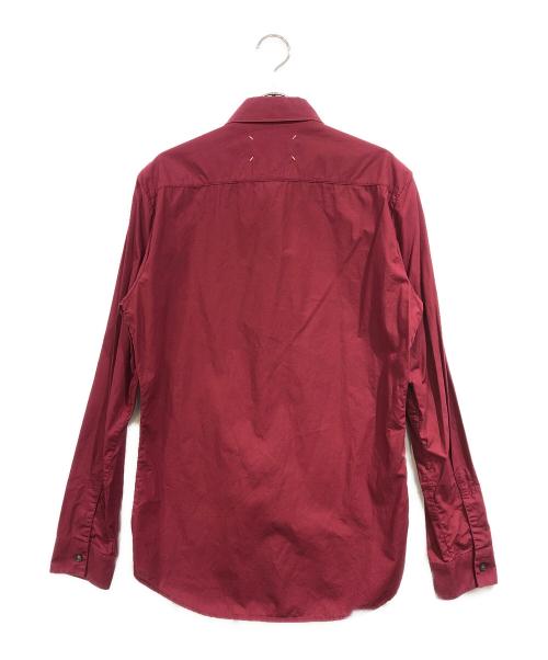 Maison Margiela（メゾンマルジェラ）Maison Margiela (メゾンマルジェラ) 長袖シャツ レッド サイズ:46の古着・服飾アイテム